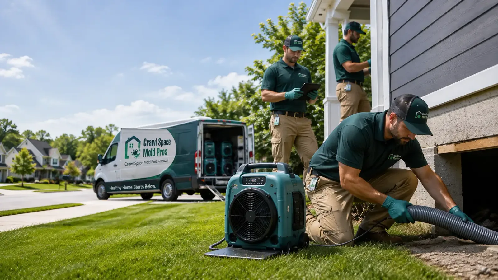 Crawl Space Mold Removal in Blair, WI